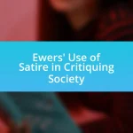 Ewers’ Use of Satire in Critiquing Society
